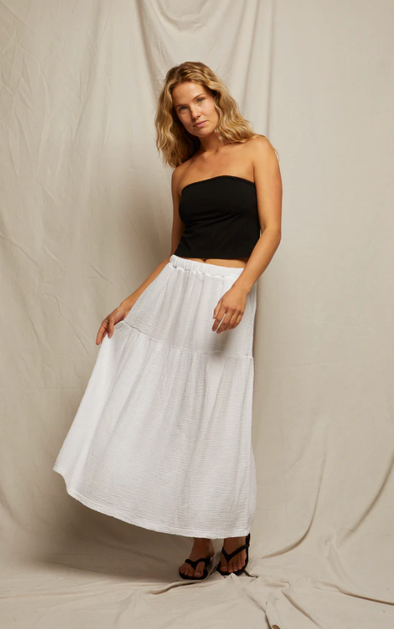 BELLA COTTON GAUZE SKIRT