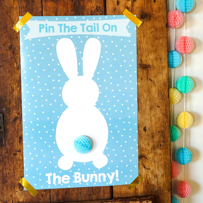 Pin the Tail on the Bunny Blue