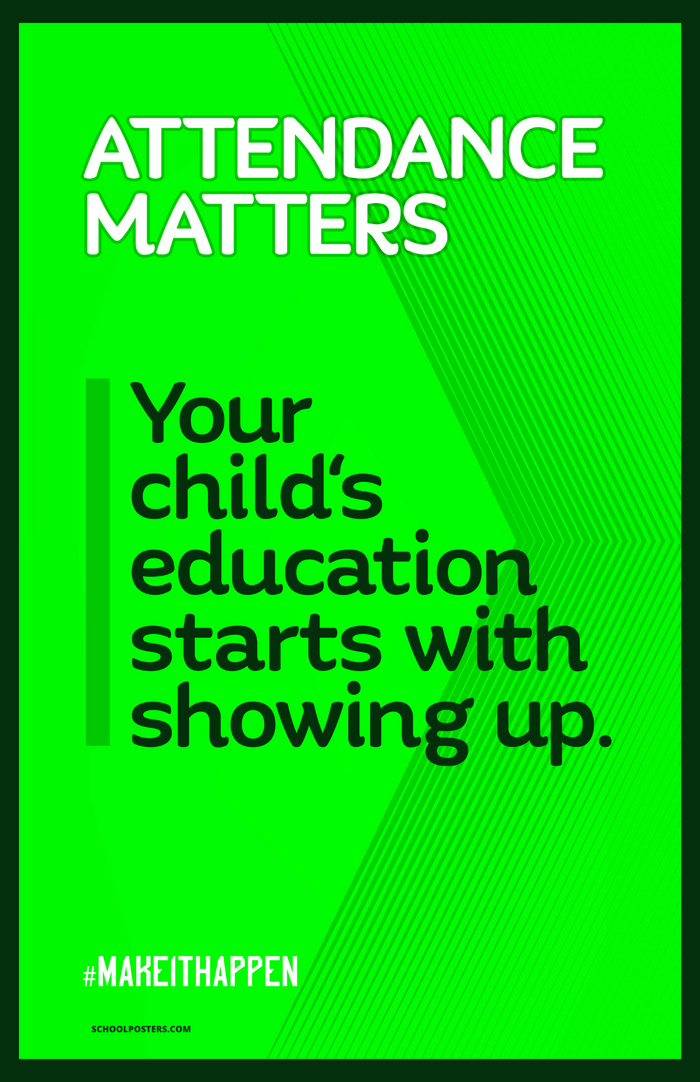 Elementary Parent Attendance Poster