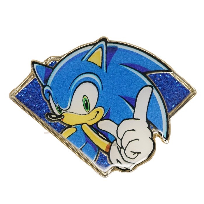 Golden Series 2: Emerald Sonic - Sonic The Hedgehog Pin