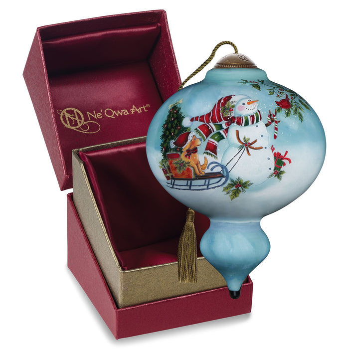 Hauling Holiday Cheer Ornament