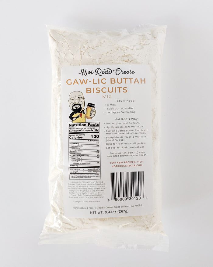 Hot Rod's Creole Gaw-lic Buttah Biscuit Mix