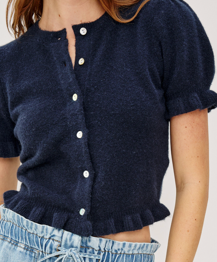 LORA CARDIGAN IN NAVY