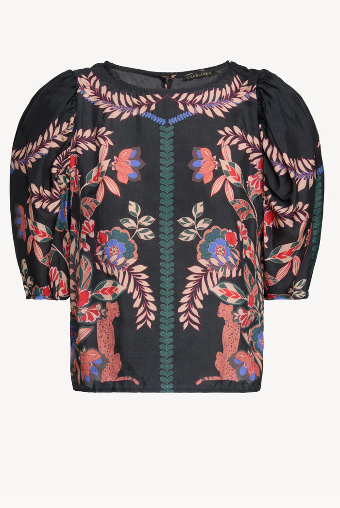 ROBINE TOP IN ZULU PRINCE CHEETAH