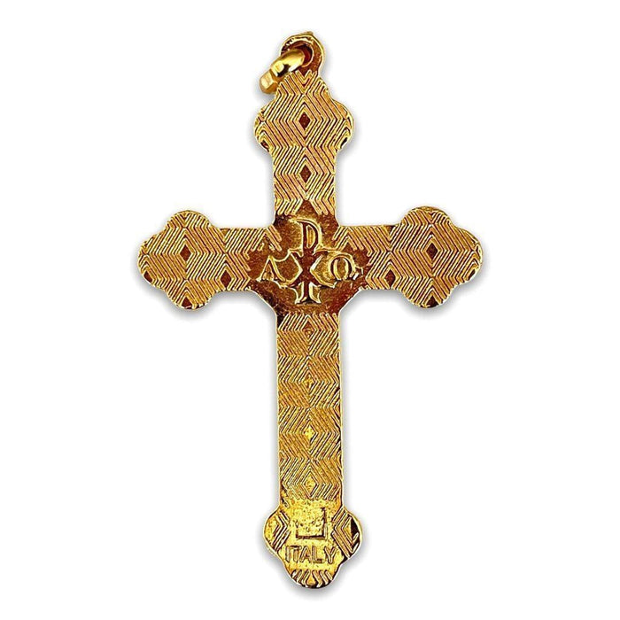 2" White Budded Crucifix  - Cross - Blessed By Pope | Catholically