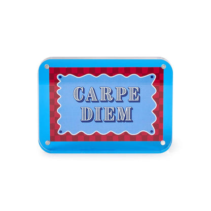 Blue and red Carpe Diem acrylic frame
