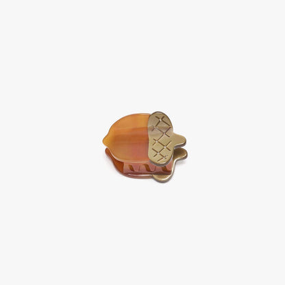 Acorn Mini Hair Claw Clip Cellulose Acetate Fall Accessory