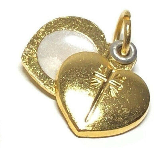 Agnus Dei Sacramental Gold Tone Medal Pendant Charm Medalla - Blessed By Pope | Catholically