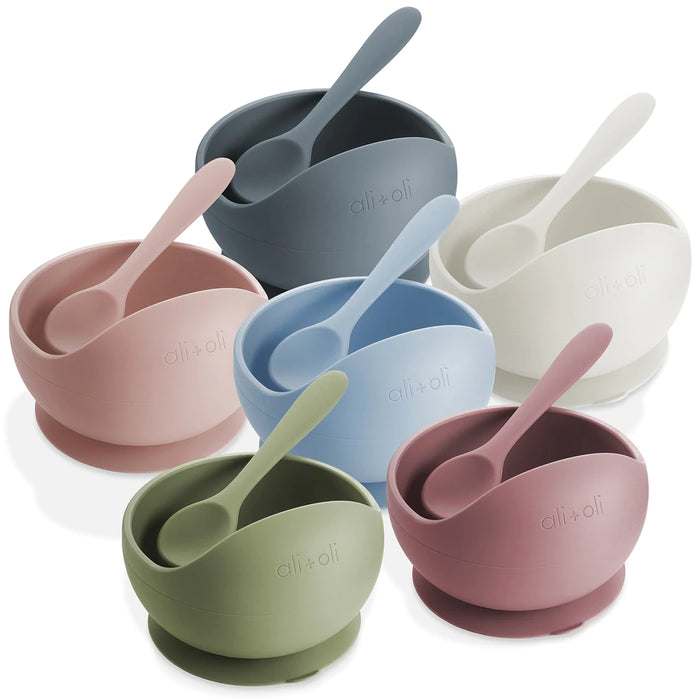 Ali+Oli Suction Bowl & Spoon