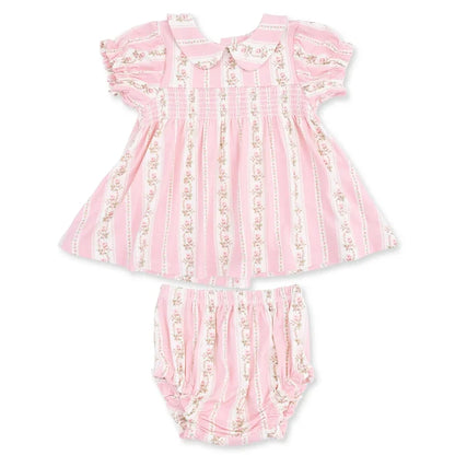 Angel Dear Antoinette Stripe - Smocked Dress Set