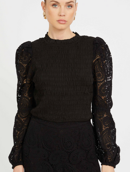 ARABELLA TOP IN BLACK
