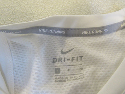 Nike-Athletic-Tops-White-Running-Racerback-Female-Adult-Size-S-Solid-312 5