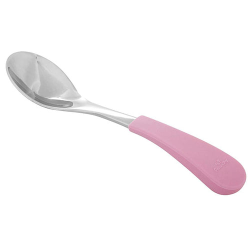 Avanchy Stainless Steel Baby Feeding Spoons (2 Pack) - Pink_thumb1