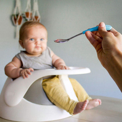 Avanchy Stainless Steel Infant Feeding Spoons (2 Pack) - Blue_thumb4