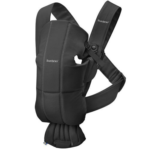 Baby Bjorn Baby Carrier Mini - Black Cotton