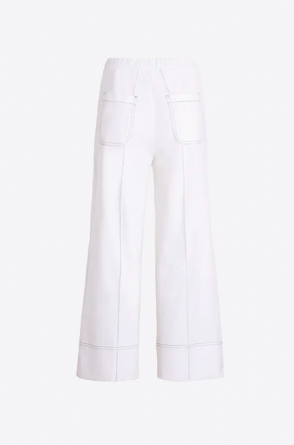 BETI WID LEG TROUSERS IN WHITE