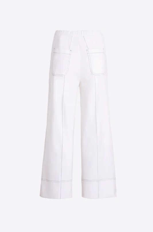 BETI WID LEG TROUSERS IN WHITE