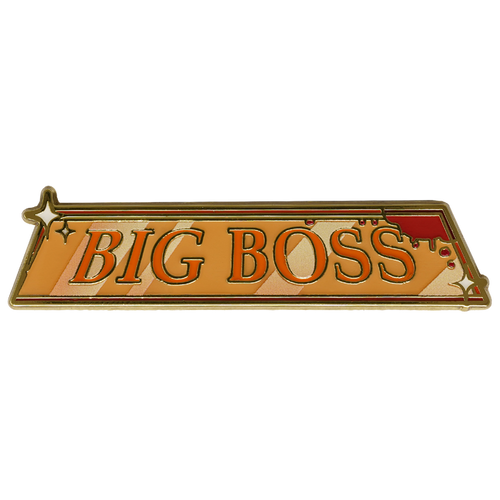 BIG BOSS - Enamel Pin *LIMITED STOCK*