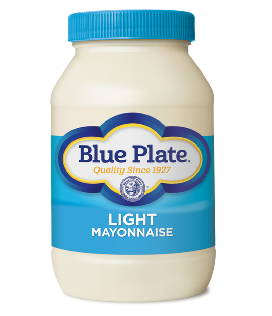 Blue Plate Light Mayonnaise - Louisiana Classic Light Mayo 30oz Jar