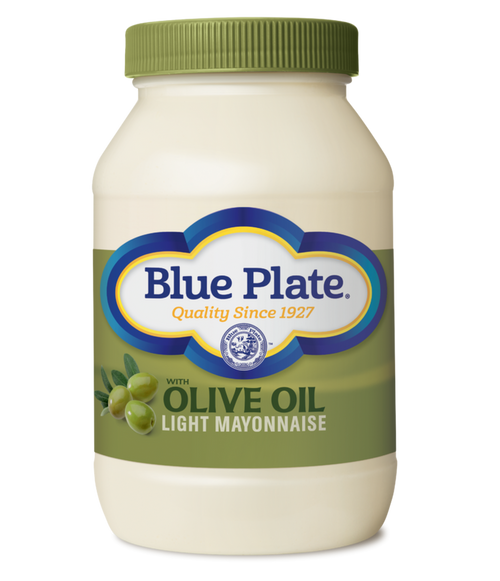 Blue Plate Olive Oil Mayonnaise 30oz - Louisiana Light Olive Oil Mayo