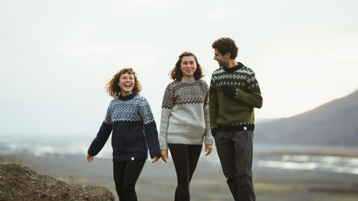 Borg - Icelandic sweater (Blue) - icelandicstore.is