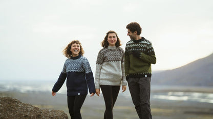 Borg - Icelandic sweater (Blue) - icelandicstore.is