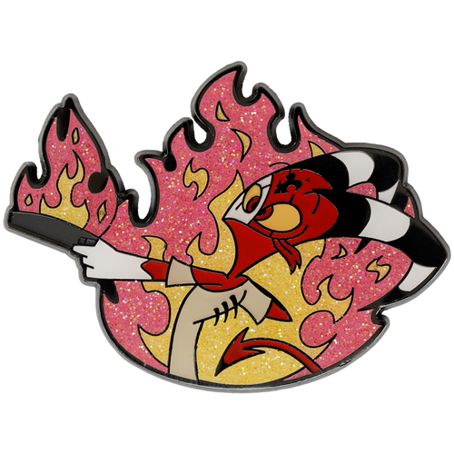 Breakfast Blitz - Glitter Enamel Pin *LIMITED STOCK*