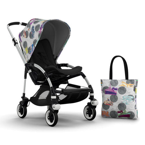 Bugaboo Bee 3 Andy Warhol Accessory Pack - Globetrotter/Dark Grey Main Image