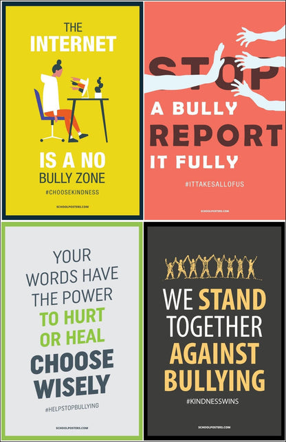 Bullying Prevention & Awareness Poster Package (Set of 11)