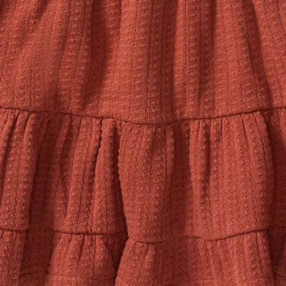 Burts Bees Dotted Rib Sequoia Bark Dress