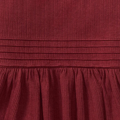 Burts Bees Ribbed Pointelle Dress