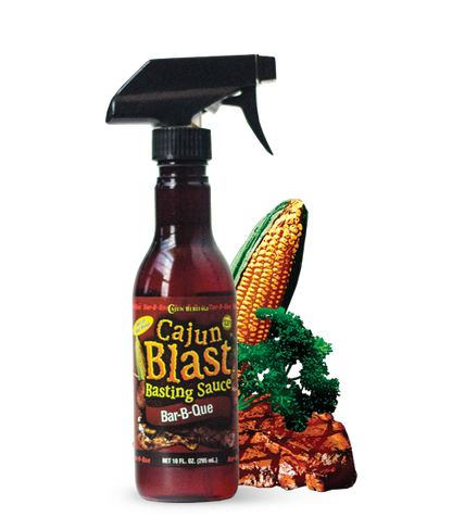 Cajun Blast Bar-B-Que Mild Basting Sauce - Louisiana BBQ Grilling Sauce 10oz