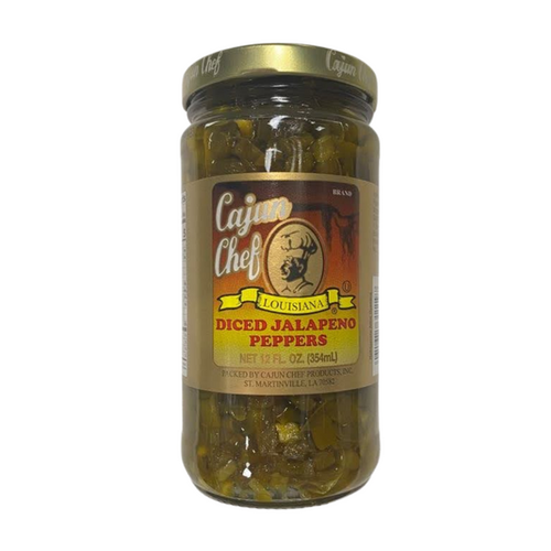 NolaCajun Cajun Chef Diced Jalapeno Peppers Louisiana Cajun Jalapenos
