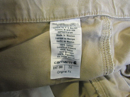 Carhartt-Original-Fit-Painter-Shorts-Tan-Male-Adult-Size-36-414 6