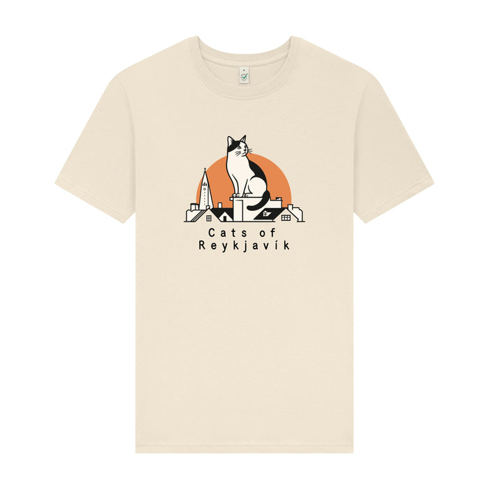 Cats of Reykjavík – Sunset Cat – T-Shirt