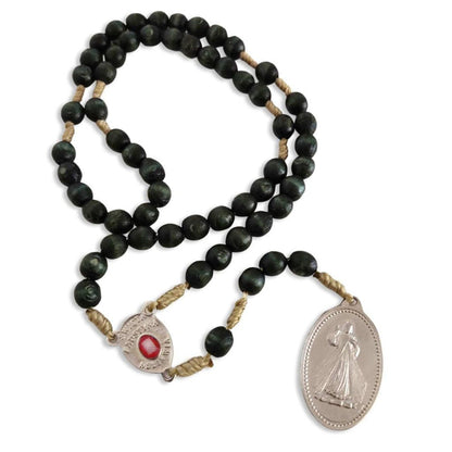 Chaplet with St. Faustina relic medal - Divine Mercy Rosary | Catholically