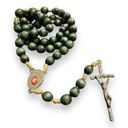 Chaplet with St. Faustina relic medal - Divine Mercy Rosary | Catholically