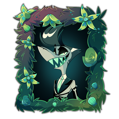 Chaz's Funeral Poster Lenticular Pin *LIMITED STOCK*