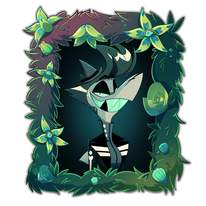 Chaz's Funeral Poster Lenticular Pin *LIMITED STOCK*