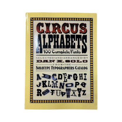 Circus Alphabets 100 Complete Fonts Book