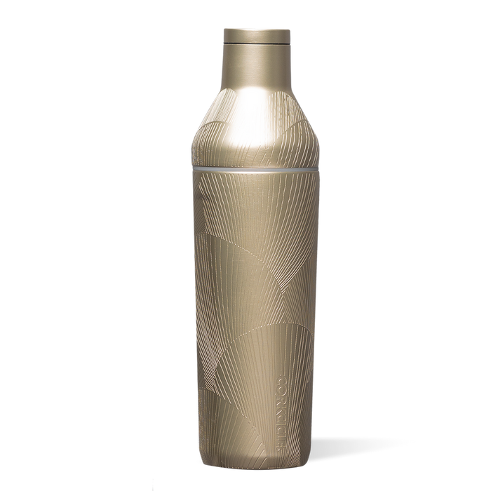 Champagne metallic cocktail shaker