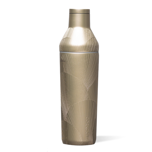 Champagne metallic cocktail shaker