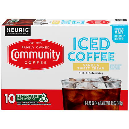 Community Coffee Iced Coffee Cups Variety - Louisiana Cold Brew Coffee
