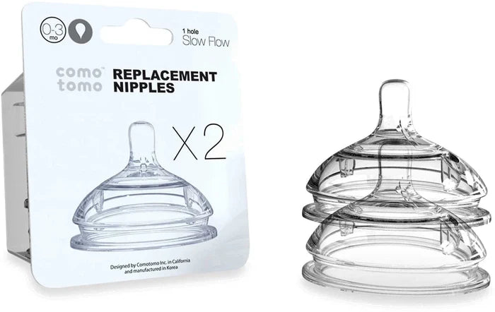 Comotomo Nipple Pack - Slow Flow - 2 pack