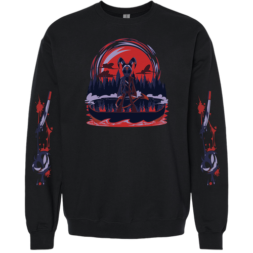 Crewneck Sweatshirt - Blitz Halloween Slasher w/Printed Sleeves *LIMITED STOCK*