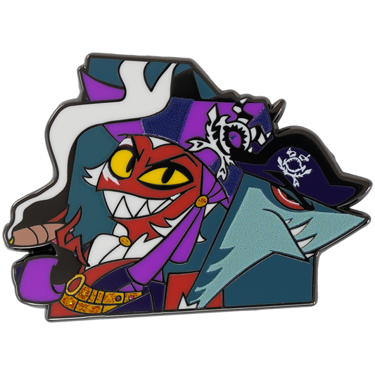 Crimson + Al - Pirate Enamel Pin *LIMITED STOCK*