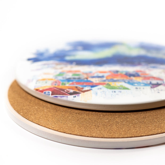 Dances in the Darkness | Ceramic Trivet