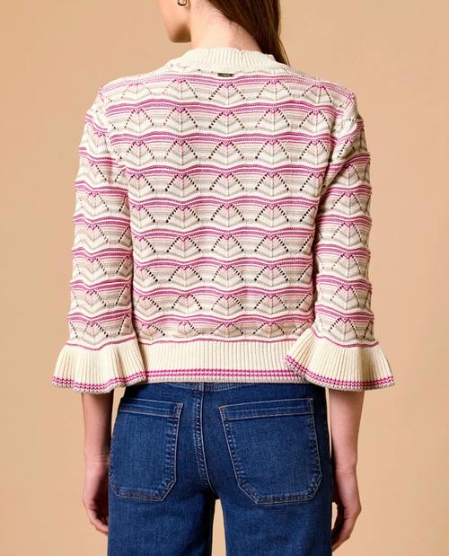 DEEDEE SWEATER IN IVORY MULTI