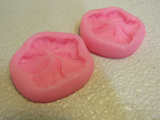 Designer-Flower-Molds-Lot-of-2-2in-x-2in-Pink-Rubber-174 1