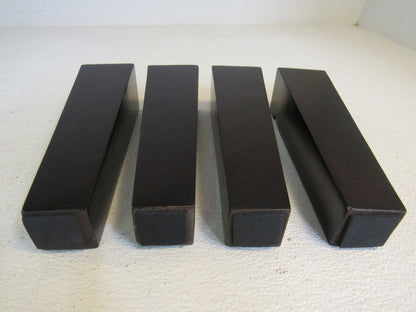 Designer-Furniture-Wooden-Legs-Lot-of-4-Dark-Brown-Non-Scratch-Bottom-232 5